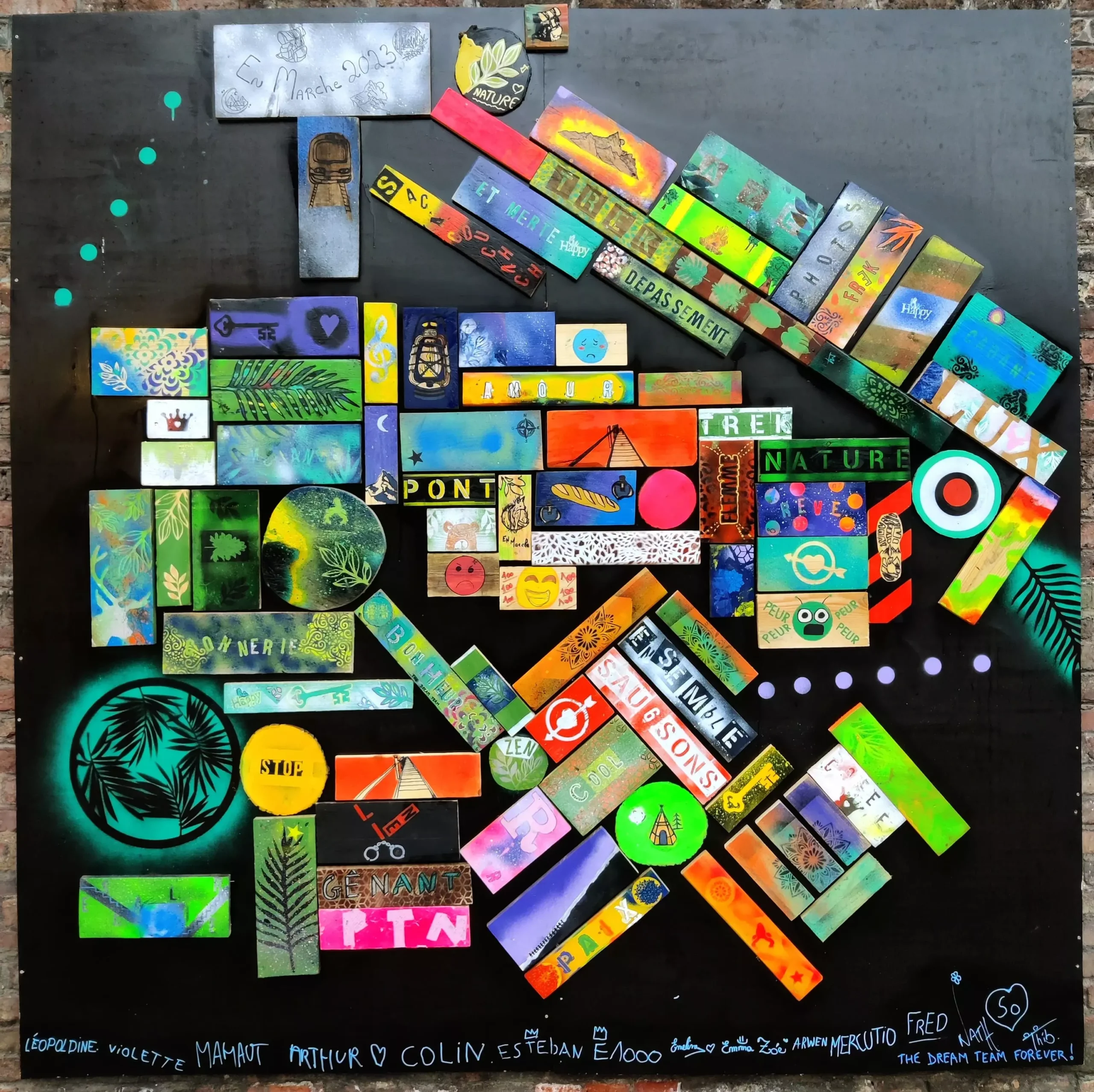 Création artistique d'un teambuilding - Giach